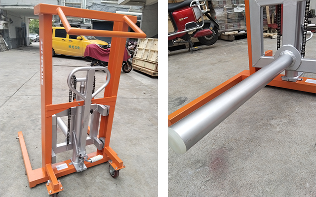 Non-standard Steel Hydraulic Roll Stacker, For Goods Lifting, Lifting