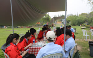 SINOLIFT worker activity at Chongming Island