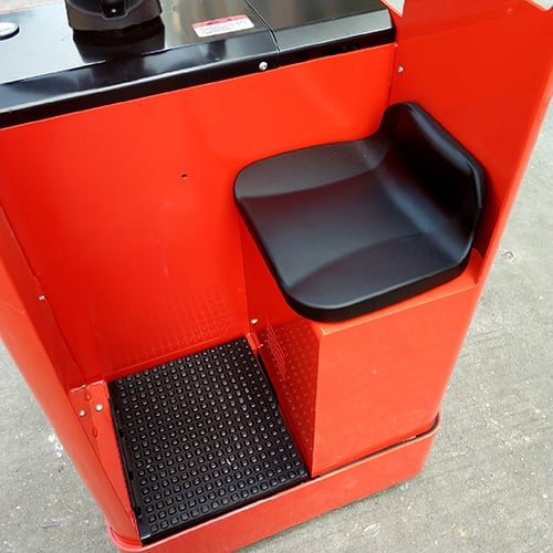 Stand-Up or Sit-Down Operation with Adjustable Seat
