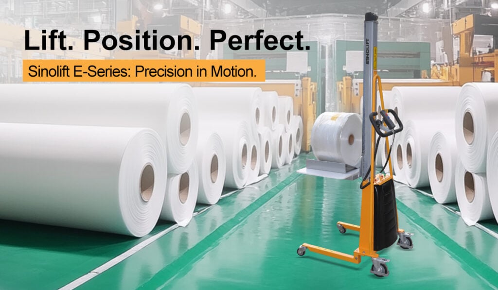Benefits of Roll Handlers: Safety, Efficiency & Damage Reduction | Sinolift E-Series Electric Work Positioner