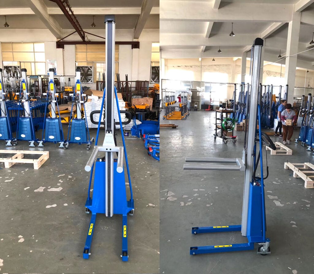E series Electric Work Positioner with V-pan Tray
