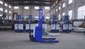 5 Paper Logistics Pain Points Solved: Fully Electric Paper Roll Lifter Sinolift CDD1000-M700 (1000kg)