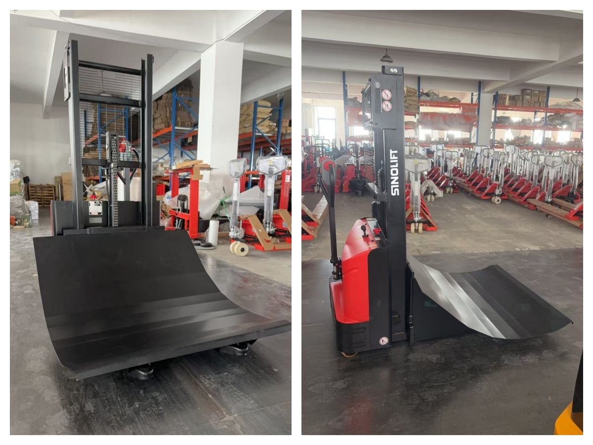 Mastering Heavy Cylindrical Loads: Inside Our Custom Electric Roll Stacker Solution