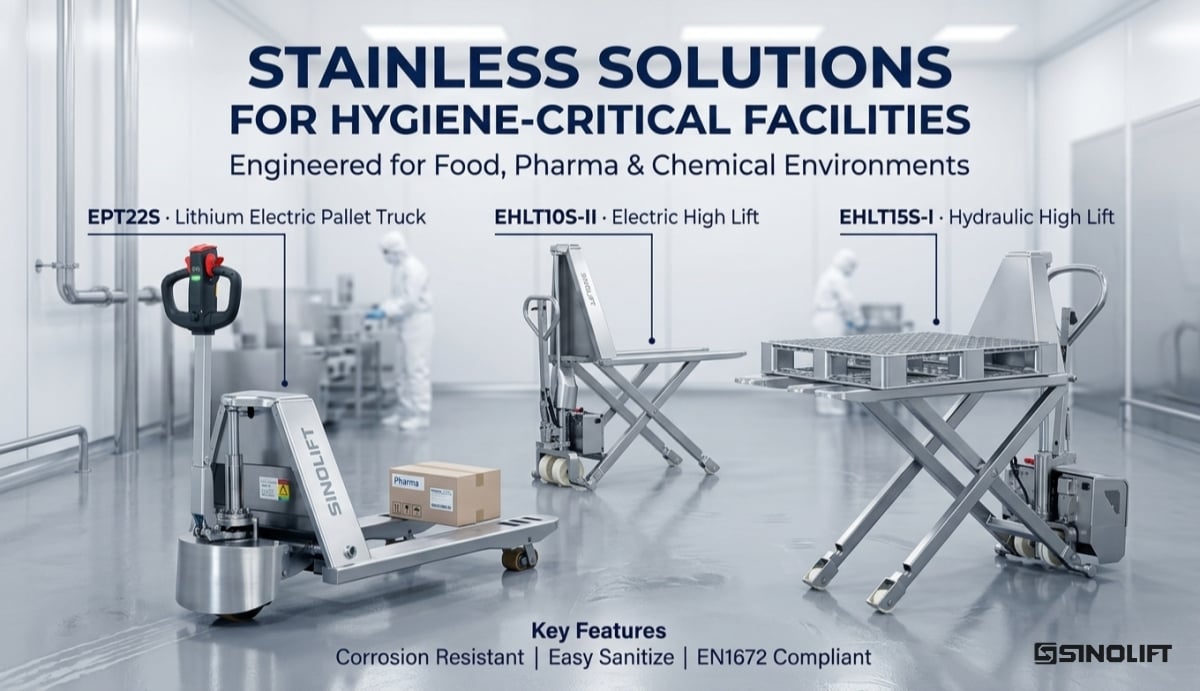 Selecting the Right Stainless Steel Pallet Truck for Hygiene-Critical Facilities