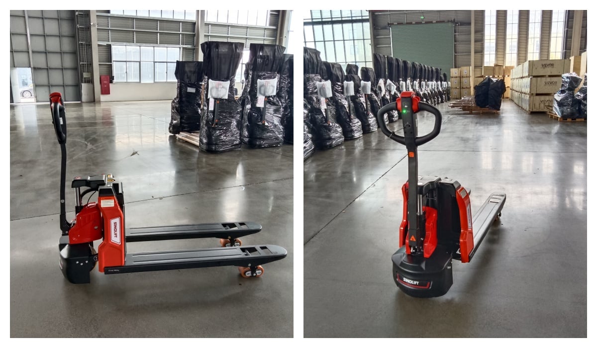 Fresh Customization: The Red EPT15V Li-Ion Electric Pallet Truck Steps Up