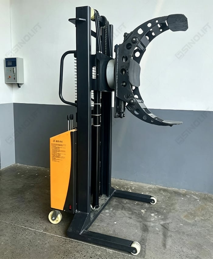 CTD350-R720 Semi-Electric Roll Handling Stacker with 360° Rotating Clamp