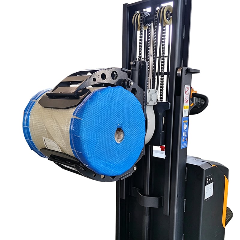 CTD350-R720 Semi-Electric Roll Handling Stacker with 360° Rotating Clamp - Image 4