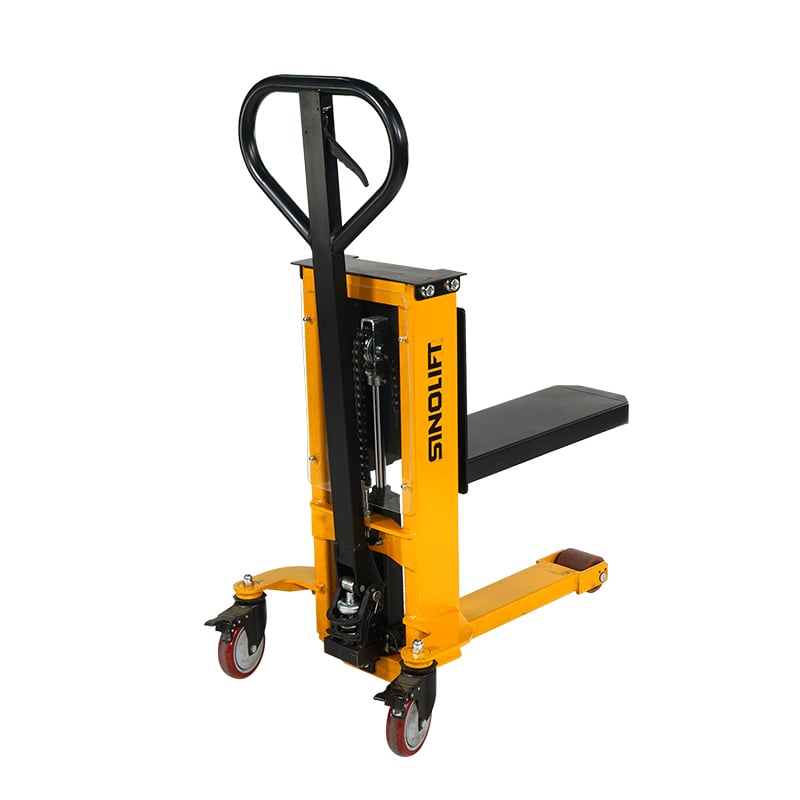 DPL500 Single-Fork Manual Pallet Truck for quarter pallet transport - Image 2